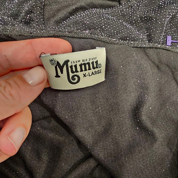 Show Me Your MuMu Glitter Bodysuit in Black - Picture 4 of 11